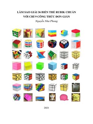 Làm sao giải 36 biến thể Rubik chuẩn với chỉ 9 công thức đơn giản - ebook